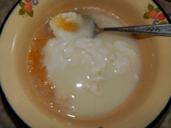 Тесто для булочек на кефире - шаг 3 Тесто для булочек на кефире - шаг 3