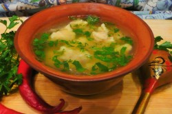 Простой суп с галушками - шаг 7 Простой суп с галушками - шаг 7