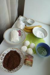 Торт банановый с мороженым - шаг 1