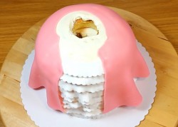 Торт Барби из мастики - шаг 11