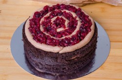 Торт бисквит Шоколад на кипятке - шаг 29