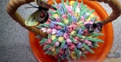 Торт корзина с цветами на 8 Марта - шаг 22