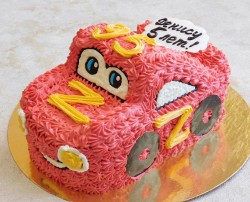 Торт машина для мальчика из крема - шаг 15 Торт машина для мальчика из крема - шаг 15