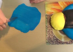 Торт Лего Ниндзяго из мастики - шаг 8