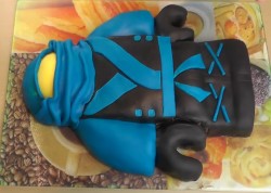 Торт Лего Ниндзяго из мастики - шаг 10