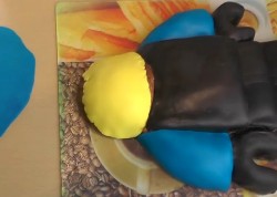 Торт Лего Ниндзяго из мастики - шаг 7