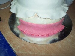 Торт Младенец из мастики - шаг 17 Торт Младенец из мастики - шаг 17