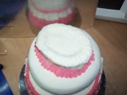 Торт Младенец из мастики - шаг 22 Торт Младенец из мастики - шаг 22