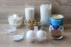 Торт Панчо с грецкими орехами - шаг 1