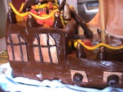 Торт Пиратский Корабль - шаг 26