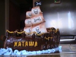 Торт Пиратский Корабль - шаг 30