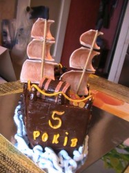 Торт Пиратский Корабль - шаг 31