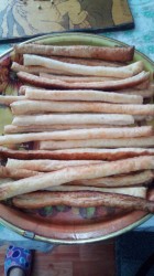 Торт Полено из готового слоеного теста - шаг 3