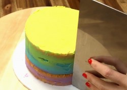 Торт Радужная Роза - шаг 8
