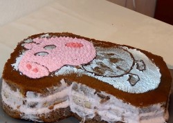 Торт Свинка Пеппа йогуртовый - шаг 11