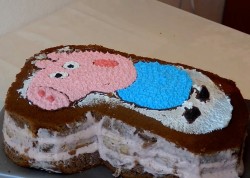 Торт Свинка Пеппа йогуртовый - шаг 13