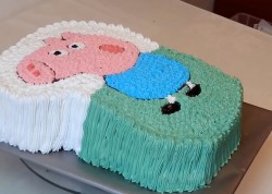 Торт Свинка Пеппа йогуртовый - шаг 16