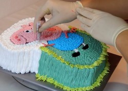 Торт Свинка Пеппа йогуртовый - шаг 18