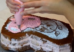 Торт Свинка Пеппа йогуртовый - шаг 9