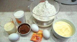 Торт Вулкан йогуртовый - шаг 6 Торт Вулкан йогуртовый - шаг 6