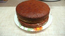 Торт Вулкан йогуртовый - шаг 10 Торт Вулкан йогуртовый - шаг 10