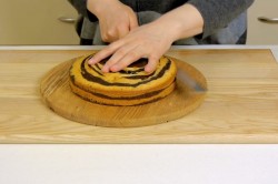 Торт Зебра на сметане и кефире - шаг 19