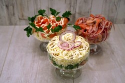 Три салата из красной рыбы на праздничный стол - шаг 31 Три салата из красной рыбы на праздничный стол - шаг 31