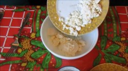 Творожный десерт с ежевикой - шаг 2 Творожный десерт с ежевикой - шаг 2