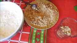 Творожный десерт с ежевикой - шаг 4 Творожный десерт с ежевикой - шаг 4