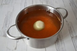 Уха из брюшек семги с пшеном - шаг 3 Уха из брюшек семги с пшеном - шаг 3