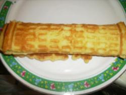 Вафли на яйцах сливочном масле в советской вафельнице - шаг 13