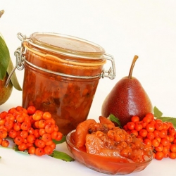 Варенье из рябины с грушами
