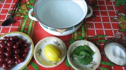 Вишневый лимонад с мятой - шаг 1