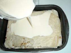 Ачма из лаваша с  творогом на кефире - шаг 11