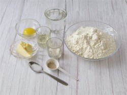 Хачапури с творогом в духовке - шаг 1 Хачапури с творогом в духовке - шаг 1