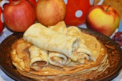 Яблочные блинчики с яблоками - шаг 13 Яблочные блинчики с яблоками - шаг 13