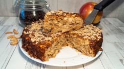 Яблочный пирог с мёдом на овсяном тесте - шаг 19 Яблочный пирог с мёдом на овсяном тесте - шаг 19