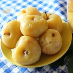 Яблоки на зиму без стерилизации с сахаром и лимоном