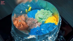 Яркий творожный торт из печенья без выпечки - шаг 20