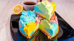 Яркий творожный торт из печенья без выпечки - шаг 22