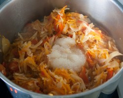 Щи на зиму с помидорами - шаг 5 Щи на зиму с помидорами - шаг 5