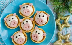 Закуска в тарталетках Поросята - шаг 10