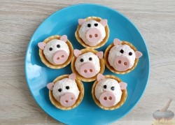 Закуска в тарталетках Поросята - шаг 9