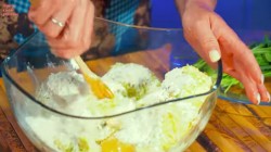 Закусочный торт из кабачков с помидорами и зеленью - шаг 10