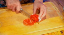 Закусочный торт из кабачков с помидорами и зеленью - шаг 19