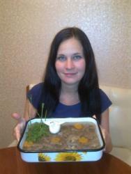 Заливное из говядины с луком, морковью и петрушкой - шаг 3