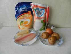 Запеченная телапия с картофелем - шаг 1