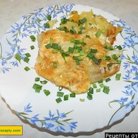 Запеченная телапия с картофелем