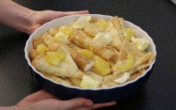 Запеченные блины с творогом и изюмом - шаг 13 Запеченные блины с творогом и изюмом - шаг 13