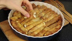 Запеченные блины с творогом и изюмом - шаг 16 Запеченные блины с творогом и изюмом - шаг 16